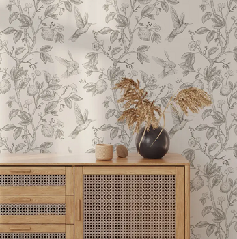 9.8' Removable Hummingbird Wallpaper