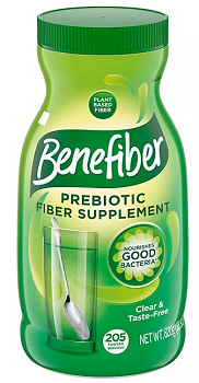 Benefiber Daily Prebiotic Fiber Supplement Powder, Unflavored, 28.9 oz.