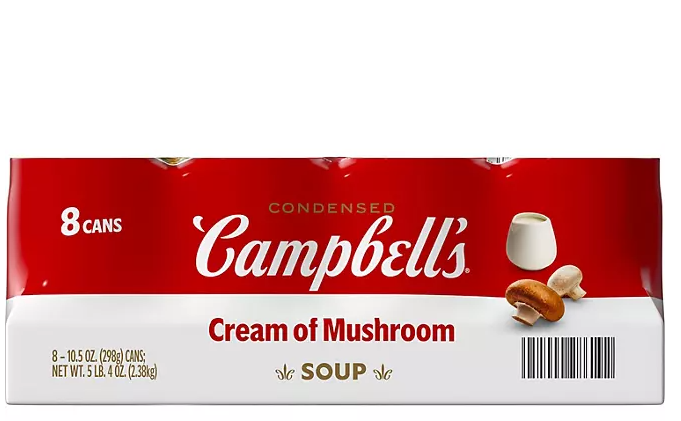 Campbell's Cream of Mushroom Soup 10.5 oz., 8 pk.