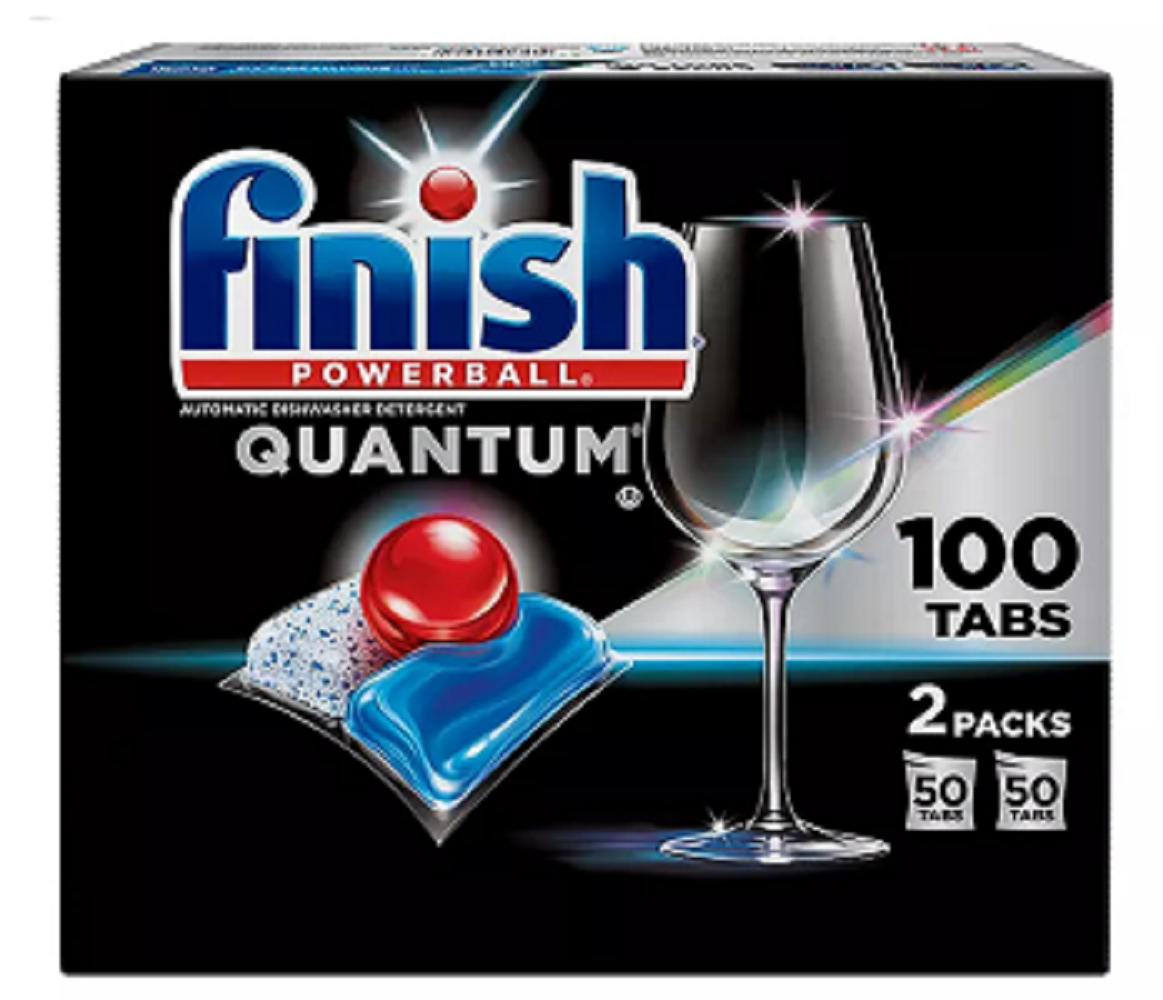 Finish Quantum Powerball Dishwasher Detergent Tablets 100 ct.