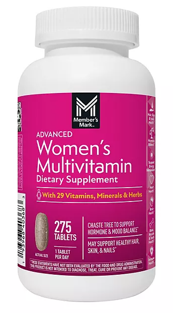 Member's Mark Advanced Women's Multivitamin Tablets, 275 ct.