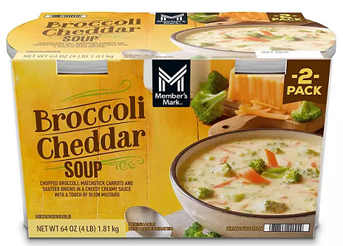 Member's Mark Broccoli Cheddar Soup, 32 oz., 2 pk.