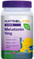 Natrol Kids Sleep Melatonin 1mg Gummies, Raspberry, 180 ct.