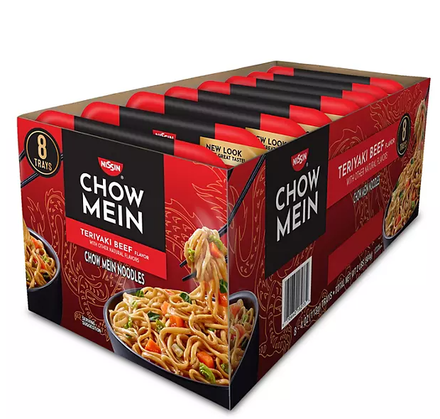 Nissin Chow Mein Club Pack, 4 oz., 8 pk.