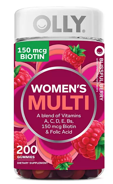 OLLY Women's Health & Immune Support Multivitamin Gummies, 200 ct.