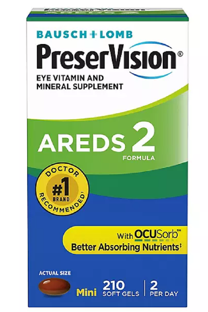 PreserVision AREDS 2 Formula Eye Vitamin Softgels, 210 ct.