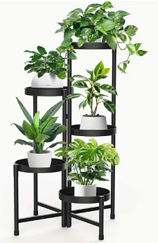 Round 5 Tier Metal Plant Stand